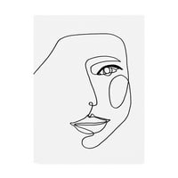 Марка изящно изкуство 'лице линия Фабрикен' платно изкуство по дизайн Фабрикен