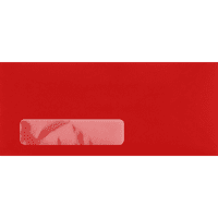 Луксозни Опаковки Прозоречни Пликове , 1 2, Рубинено Червено, Пакет 1000