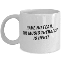 Забавна музикална терапевт чаша за кафе - Coffee Coffe Music Therapist - 11oz White