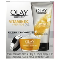 Олай озаряващ пакет с витамин С, измиване на лицето и овлажнител на лицето за тъпа кожа, FL OZ, 1. Оз