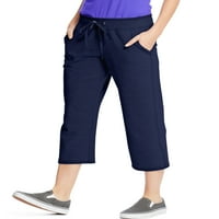 Ханес женски френски джобни панталони на Тери Капри