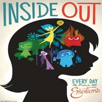 Disney Pixar Inside Out - Плакат за стена на емоциите, 14.725 22.375