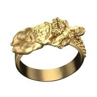 Свети Валентин Подаръчен ден и жени Двойка пръстени Преувеличени любовни серии пръстен, пръстени за жени