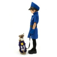 Хаунтлук к-единица куче Хелоуин костюм-готина полицейска кучешка тениска за кучета