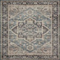 Лолой Ии Хатауей отпечатан ориенталски килим, флот, 9 'х 12'