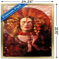 Йена Делагроталия: Космически Зодиак-Овен Плакат За Стена, 22.375 34 В Рамка