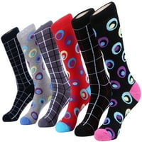 Марино Мъжки чорапи рокля - забавни цветни чорапи за мъже - памук фънки Чорапи-пакет