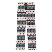 Суитчъне за мъже коледни мъжки ежедневни панталони Панталони с пижама с теглене и джобове Коледен подарък