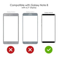 Случай на различна връзка за бележка на Samsung Galaxy - Персонализирана Ultra Slim Thin Hard Black Plastic Cover - Rainbow Stripes