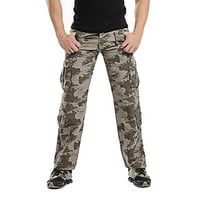 Skpabo Мъжки армия Camo Combat Work Cargo Pants Мултичър-джобни ежедневни панталони памучни тактически военни камуфлажни панталони