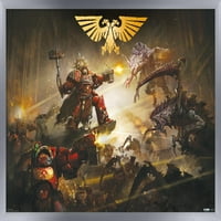 Warhammer 40K - Битката при плакат на Baal Wall, 14.725 22.375