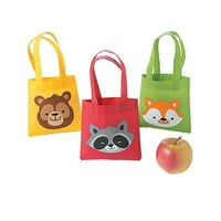 Woodland Party Mini Tote Bags - Favor Bagss -