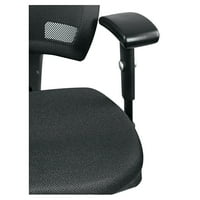 Алера Алера Епок серия Плат Окото Мултифункционален стол, поддържа до кг, Черна седалка черен гръб, черна основа